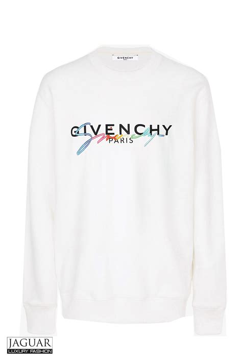 givenchy paris sweater white